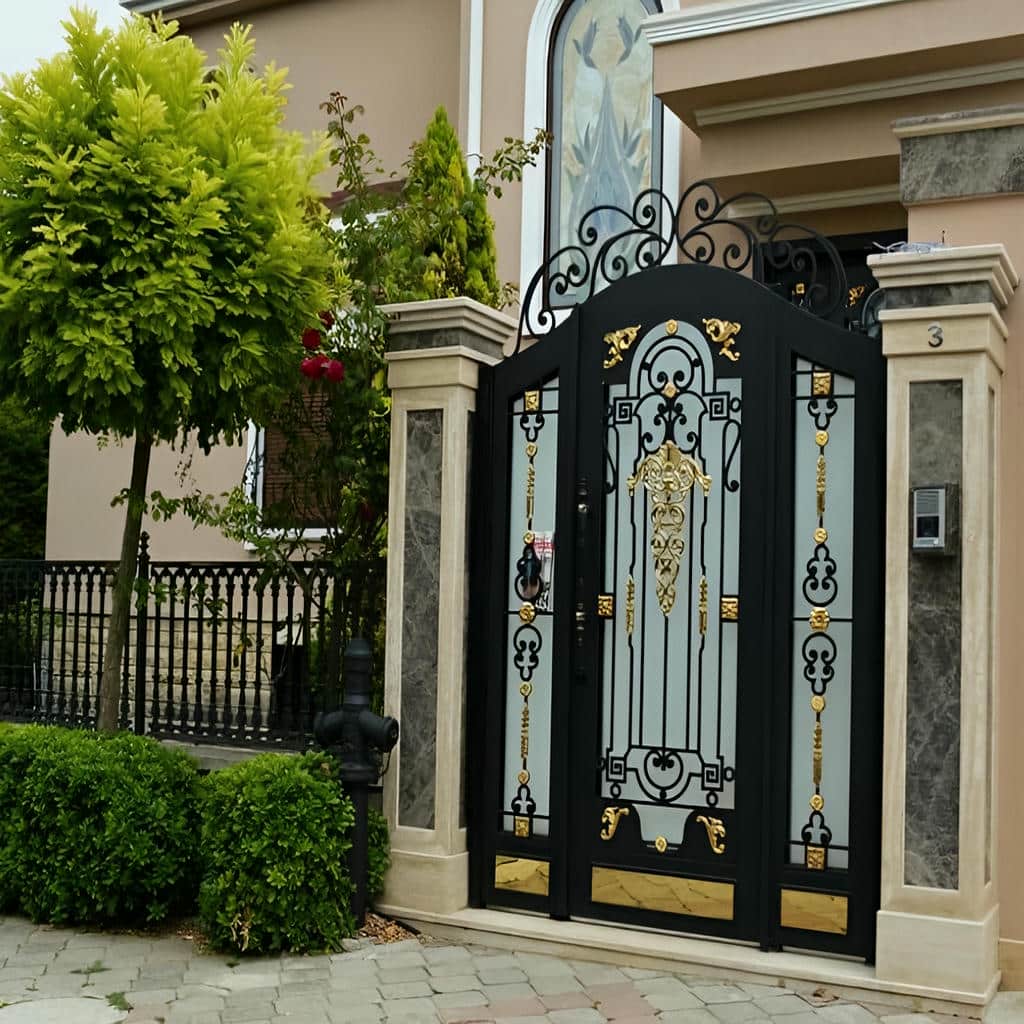 قیمت درب ویلایی نمای مدرن در مشهد