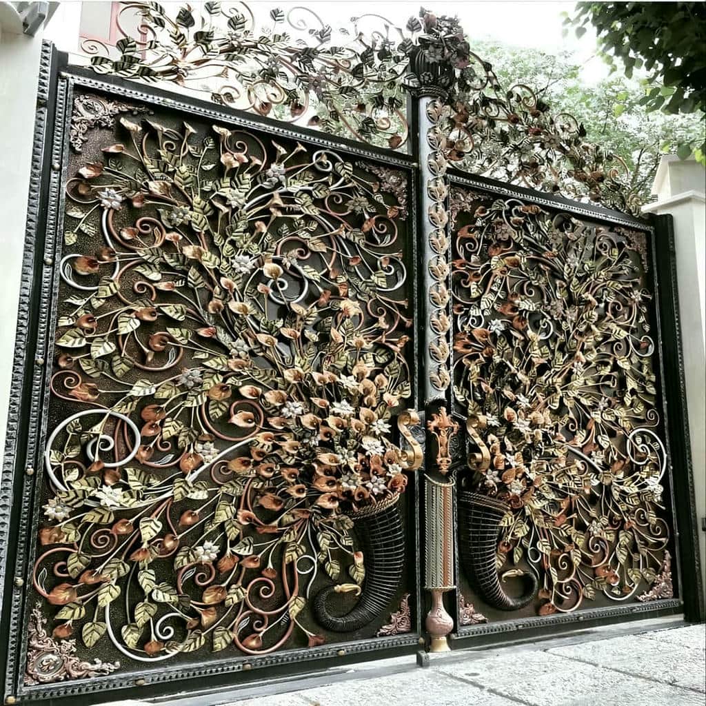 خرید درب ویلایی نمای آجری در محمودآباد
