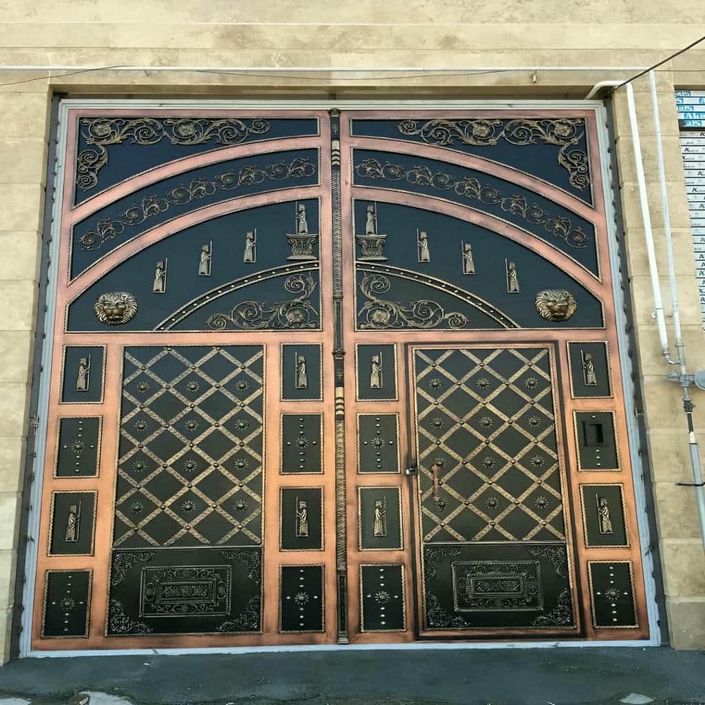 قیمت درب ویلایی نمای سنگی در چالوس