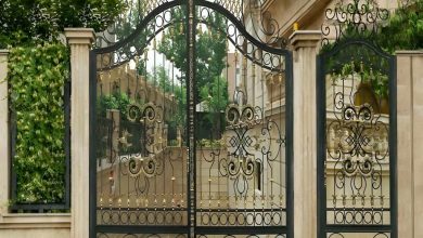 درب ورودی حیاط ویلایی در سقز