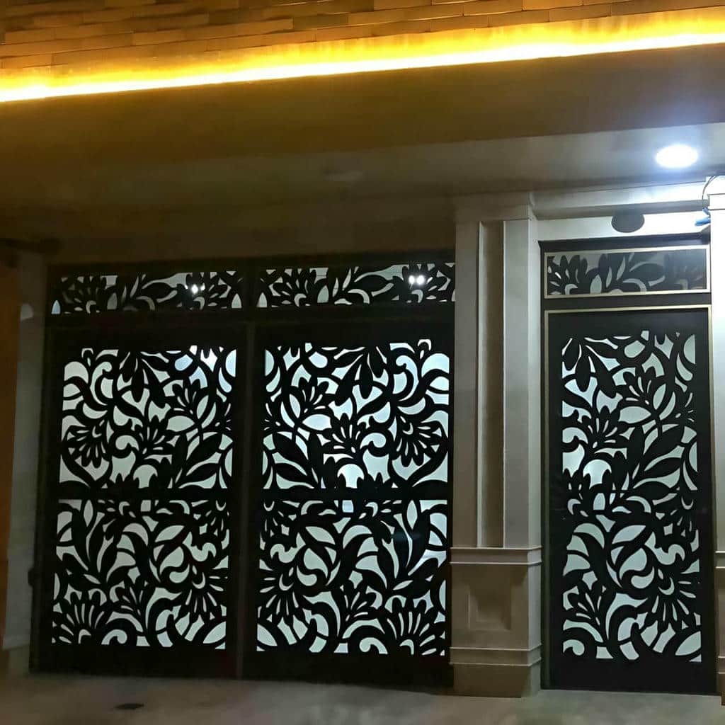 کارخانه درب حیاط ویلایی سفارشی در پرند