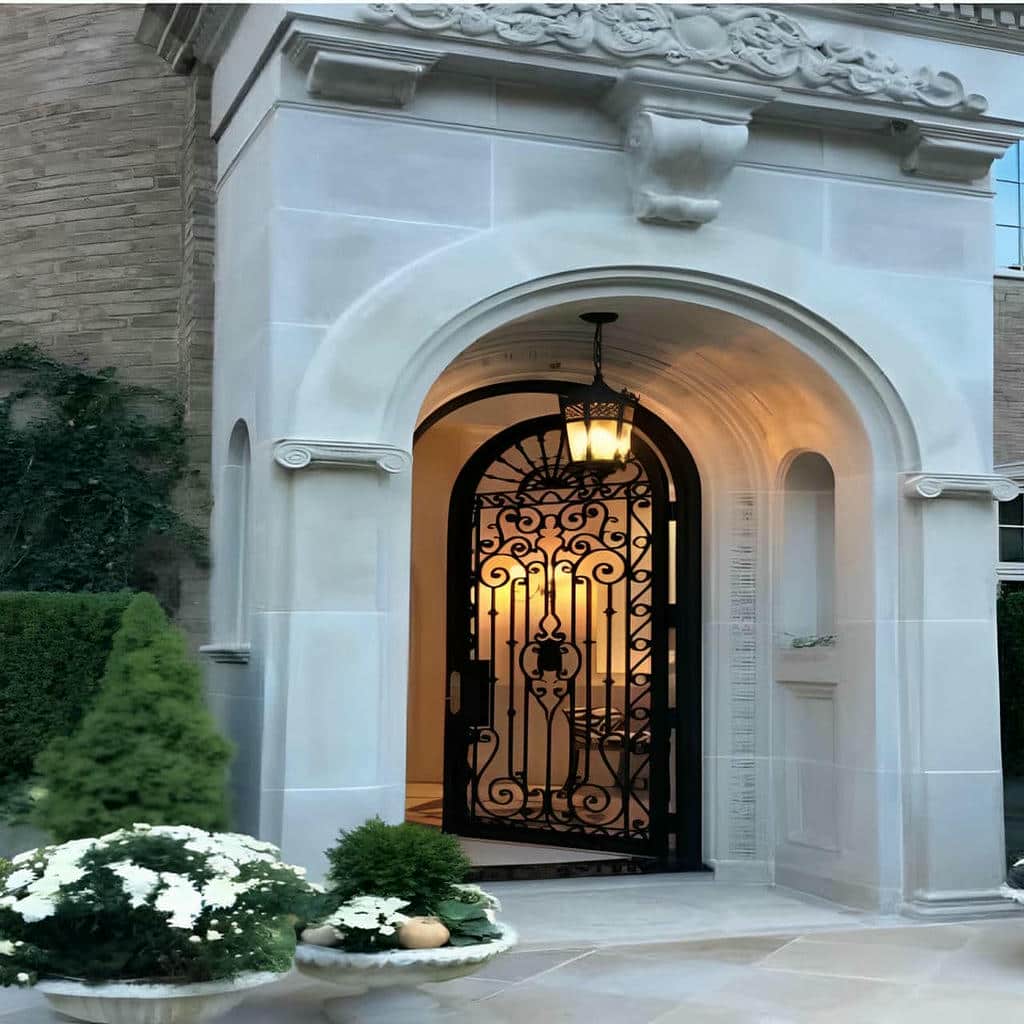 خرید درب ویلایی فرفورژه کلاسیک در نیشابور