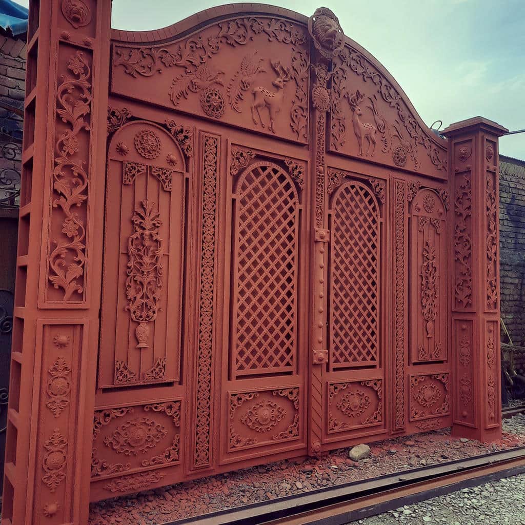 خرید درب ویلایی فرفورژه کلاسیک در بندر انزلی