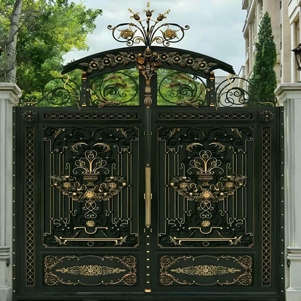 خرید درب ویلایی فرفورژه کلاسیک در اراک