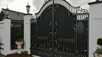 درب حیاط ویلایی در یزد