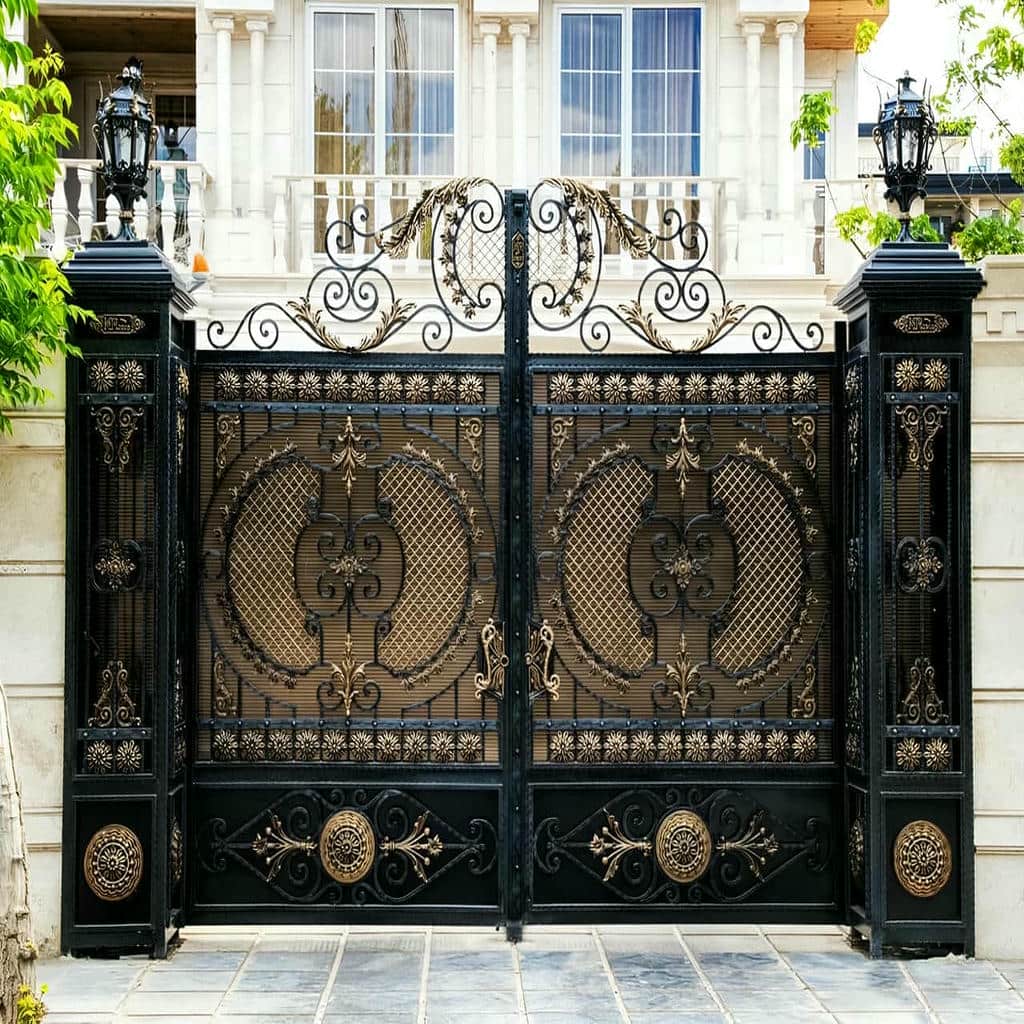 قیمت درب حیاط ویلایی فرفورژه کلاسیک در خرم آباد