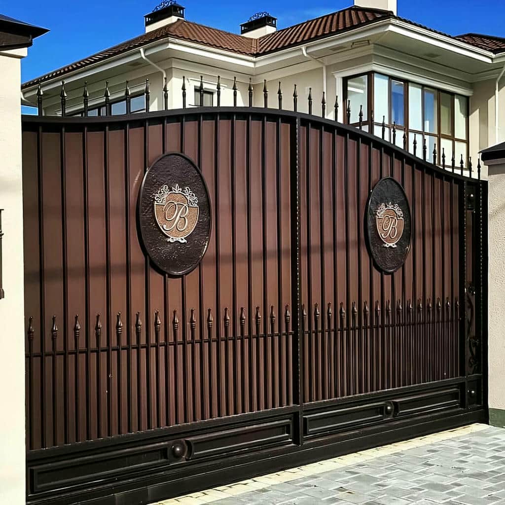 کارخانه درب حیاط ویلایی پروفیل سنگین در ایلام
