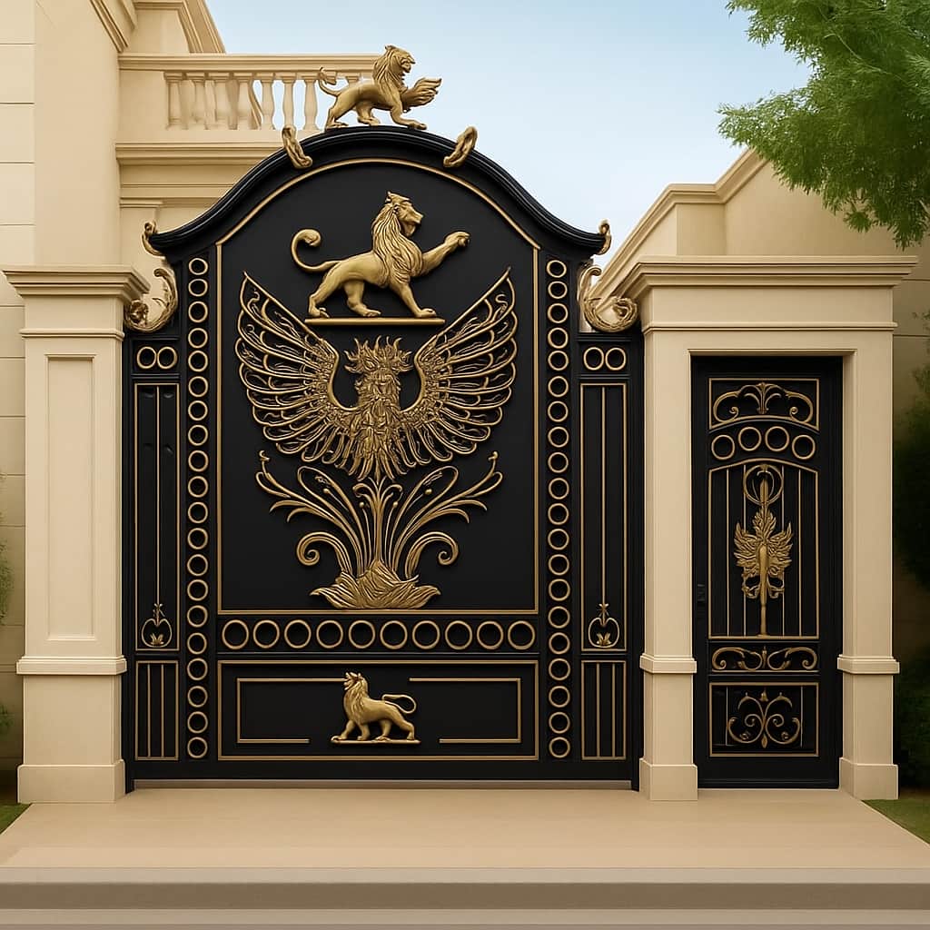 خرید درب ویلایی فرفورژه کلاسیک در تبریز