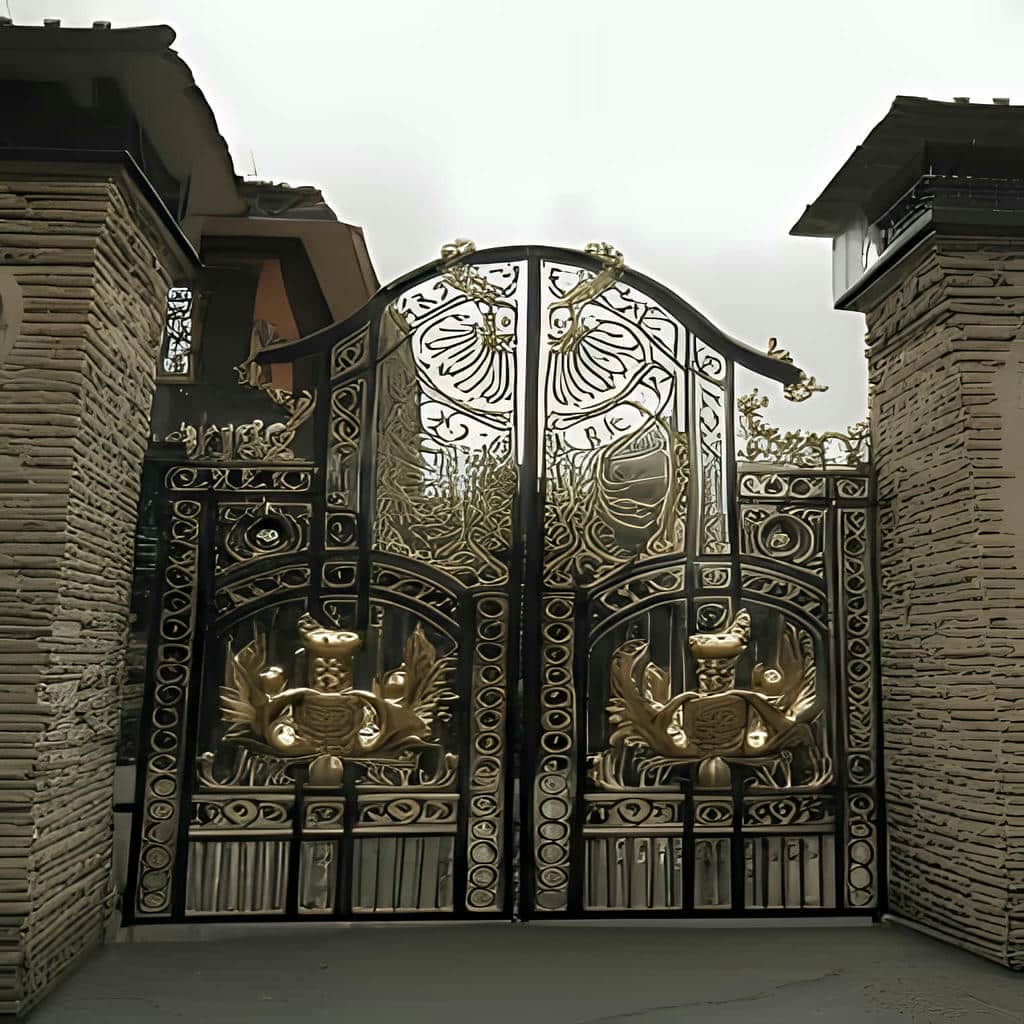 نصب درب حیاط ویلایی حیاط ساده در ایرانشهر