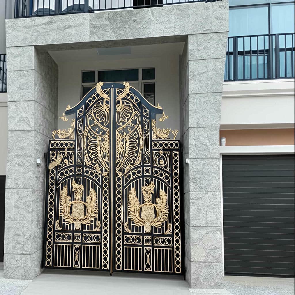 نصب درب ویلایی ساده در نسیم شهر