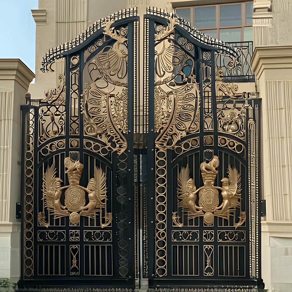 خرید درب ویلایی نمای آجری در نوشهر