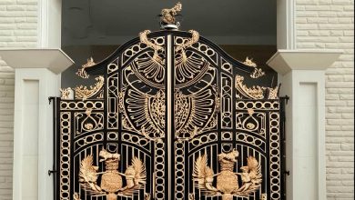 درب ورودی حیاط ویلایی در چابهار