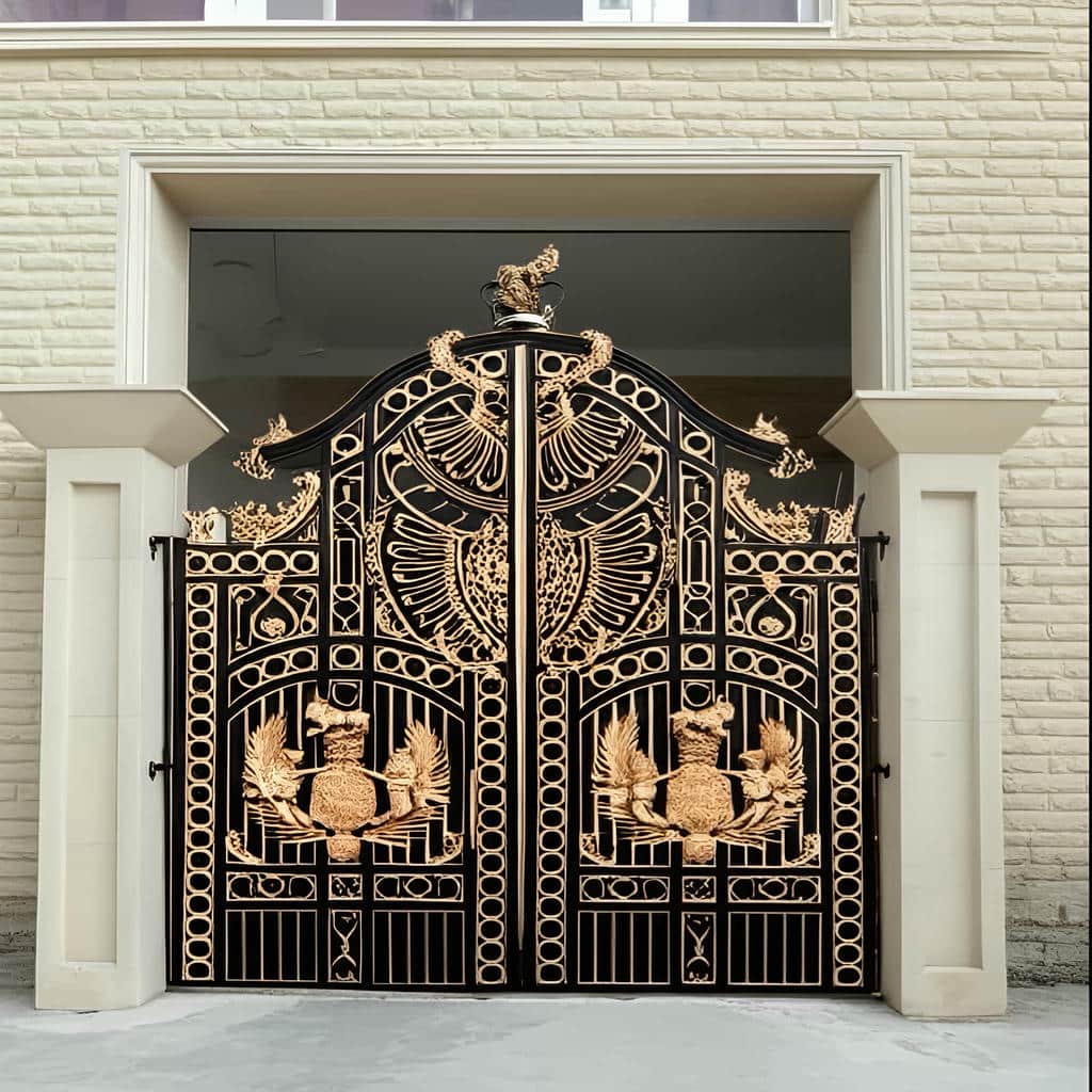 درب ورودی حیاط ویلایی در چابهار