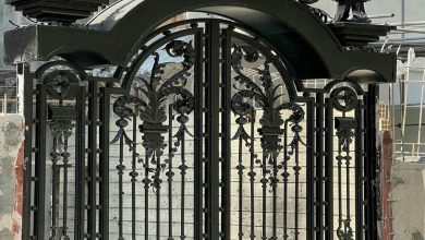 درب حیاط ویلایی در بومهن