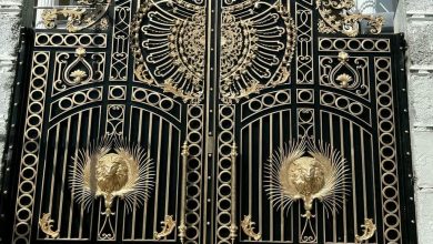 درب حیاط ویلایی در قم
