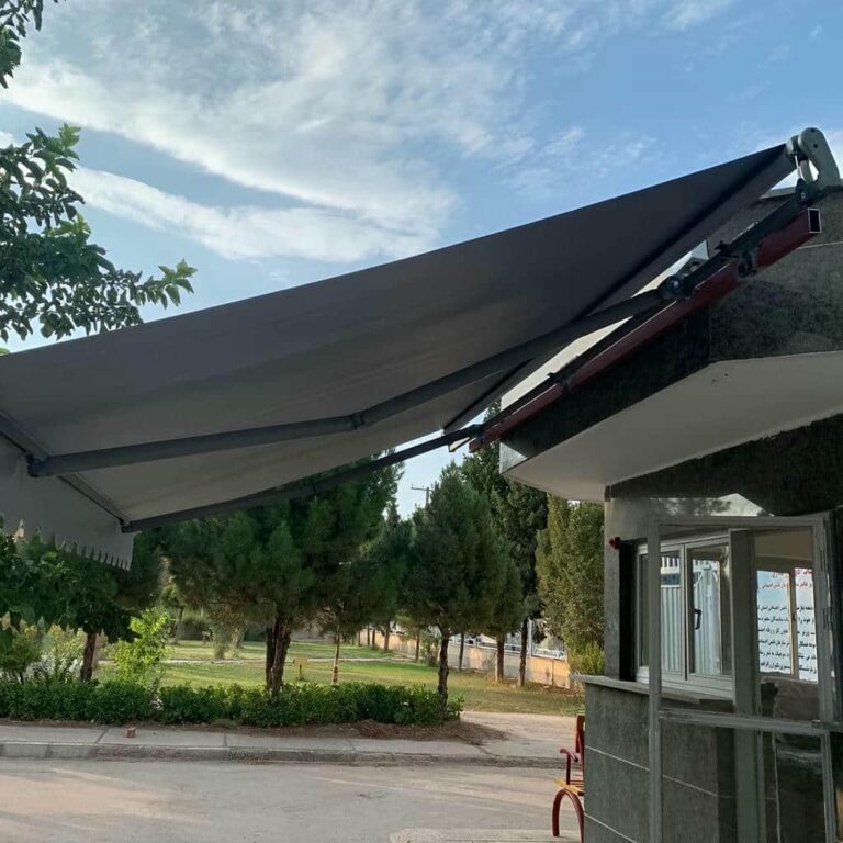 سایبان برقی ضد UV برای محافظت پوست و مبلمان