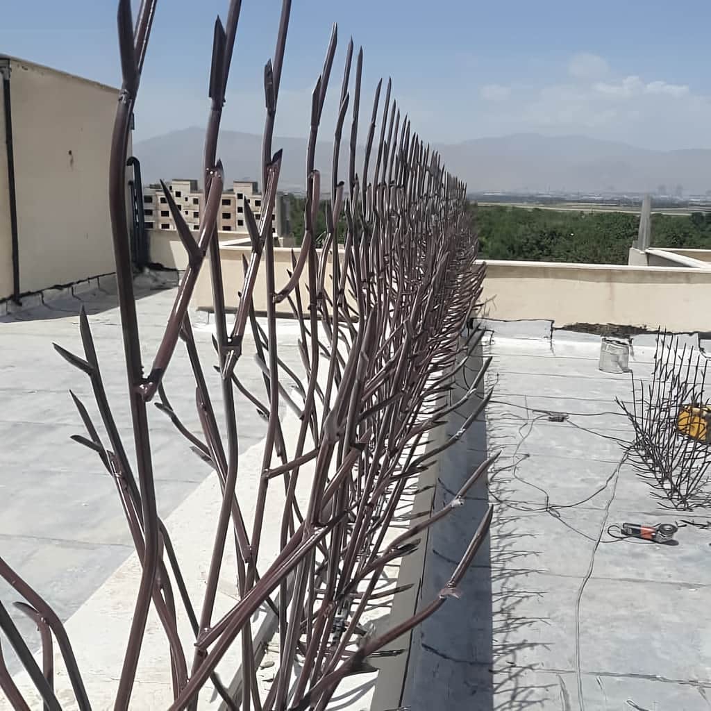 طرح شاخ گوزنی حفاظ رنگ کوره‌ای برای کنترل دسترسی