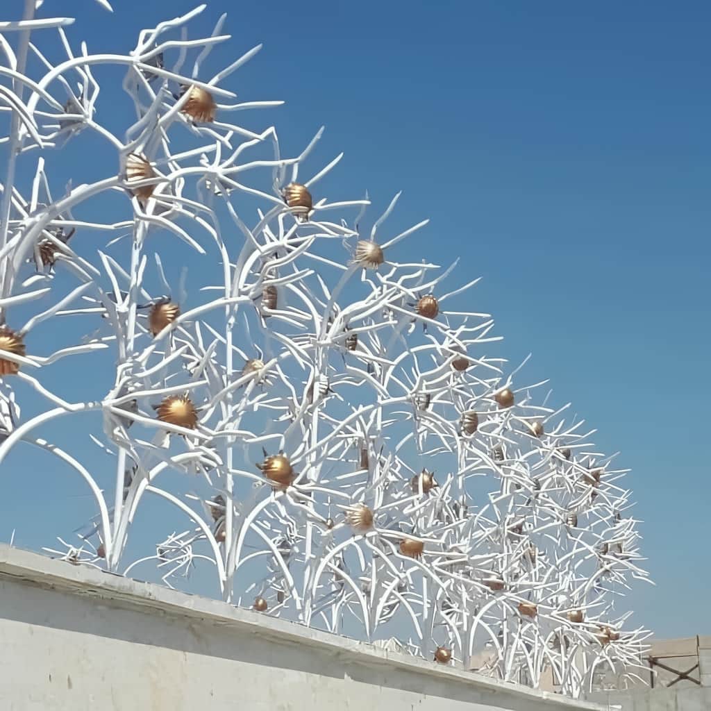 مدل سرنیزه‌ای حفاظ دیوار رنگ کوره برای حفظ حریم