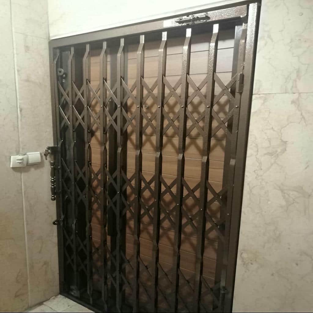 13 طرح درب آکاردئونی طرح دار لوزی