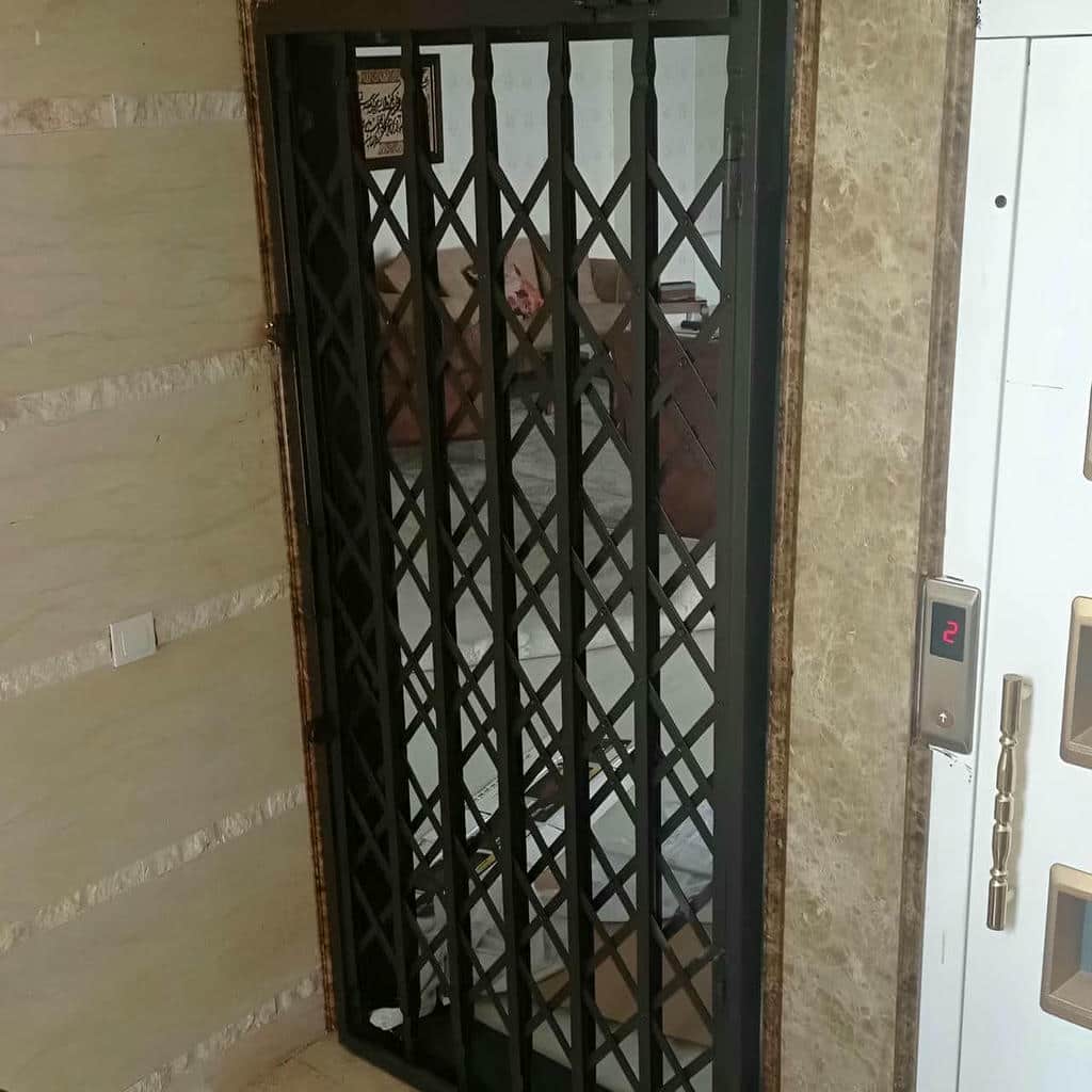 6 نمونه درب آکاردئونی قفل مخفی کتابی