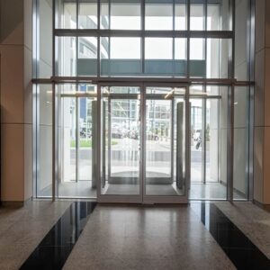 10 مدل درب اتوماتیک شیشه ای گردان لابی