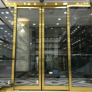 6 طرح درب اتوماتیک شیشه ای پرتردد مجتمع
