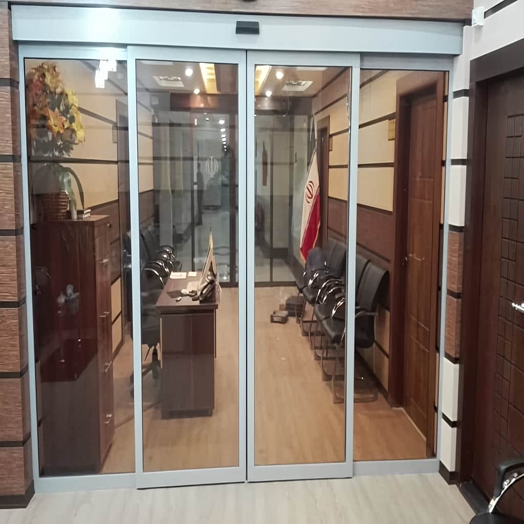خرید درب شیشه ای لمینت اتوماتیک لابی خرید درب شیشه ای لمینت اتوماتیک لابی