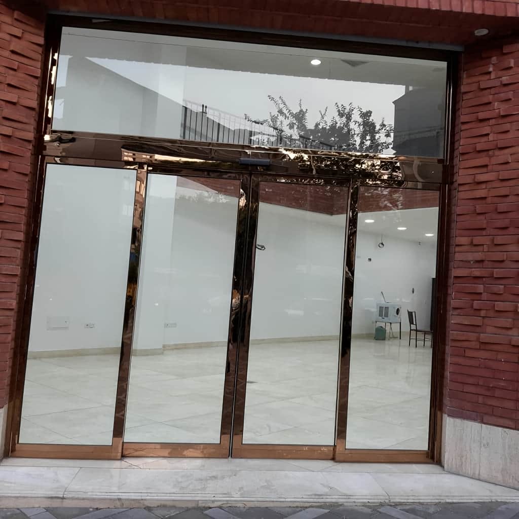 ریل تلسکوپی درب اتوماتیک برای دهانه محدود