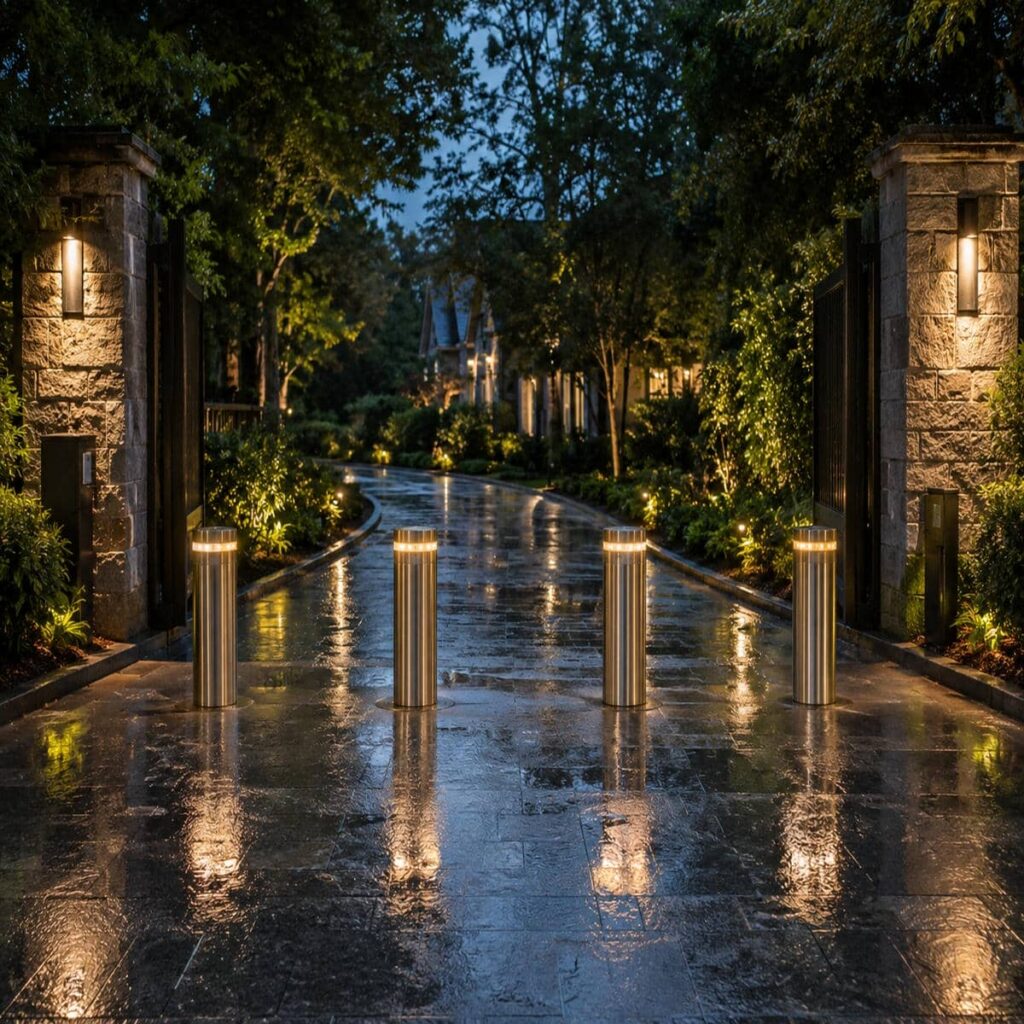 طرح راهبند بازویی روشن برای استفاده مطمئن شب