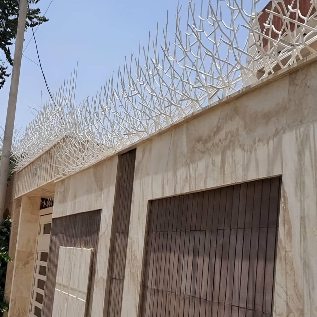 مدل گوشه حفاظ شاخ گوزنی برای پوشش پیوسته