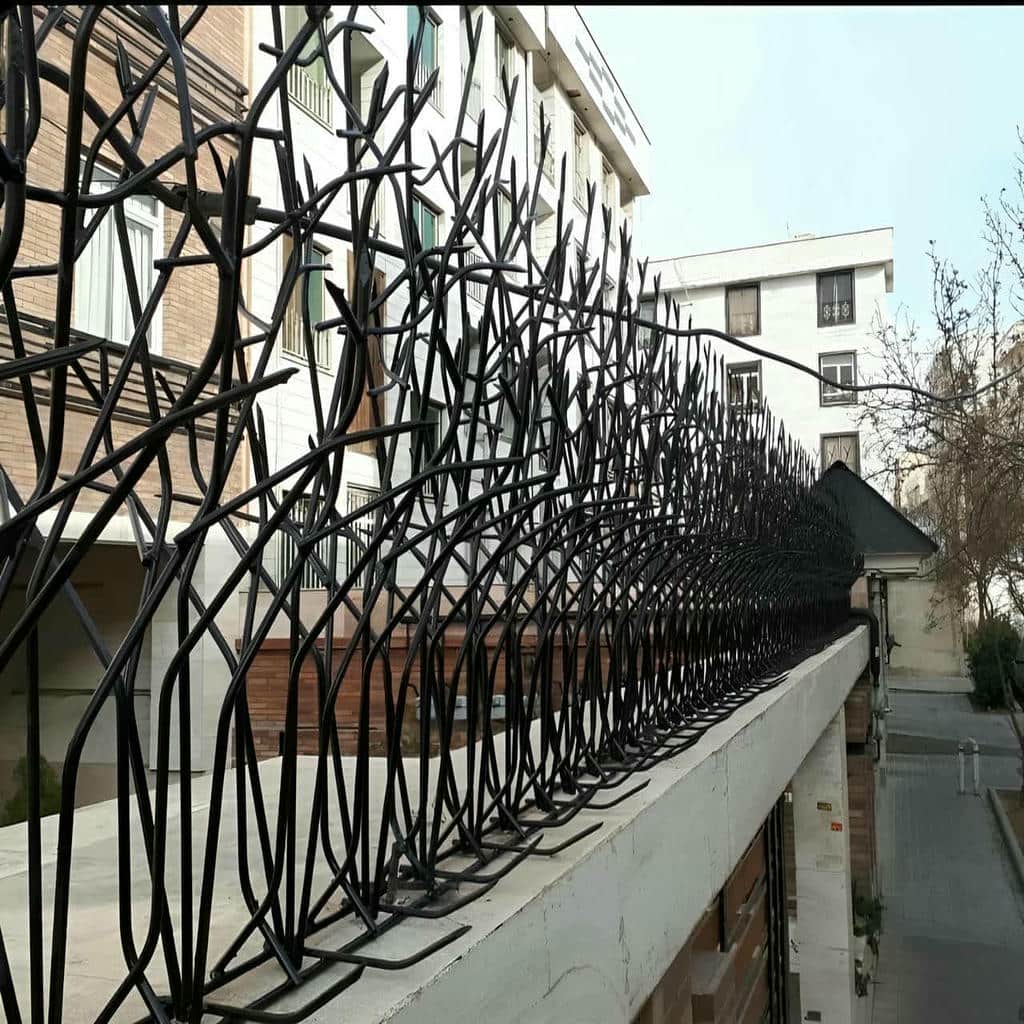 مدل دو سرنیزه نرده دیوار برای امنیت بیشتر