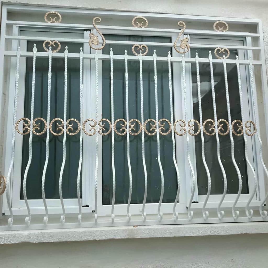 خدمات حفاظ پنجره ضد سرقت میله عمودی برای قفل و پایه