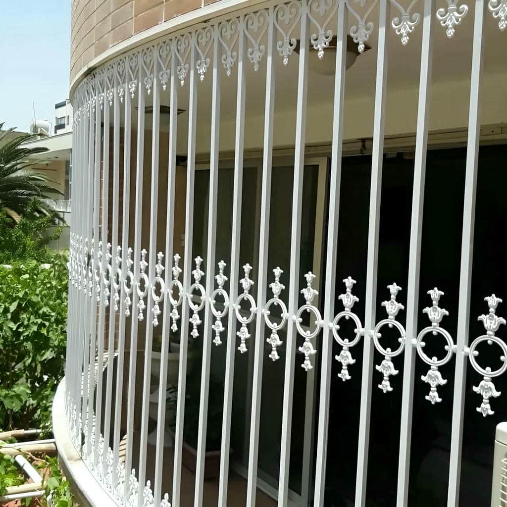 خرید حفاظ پنجره ضد سرقت میله عمودی با قاب مقاوم