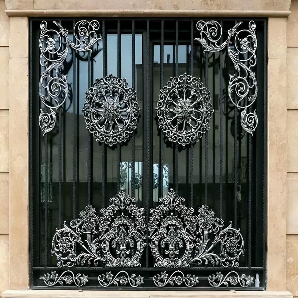 خرید حفاظ پنجره رنگی کوره ای با پوشش مقاوم