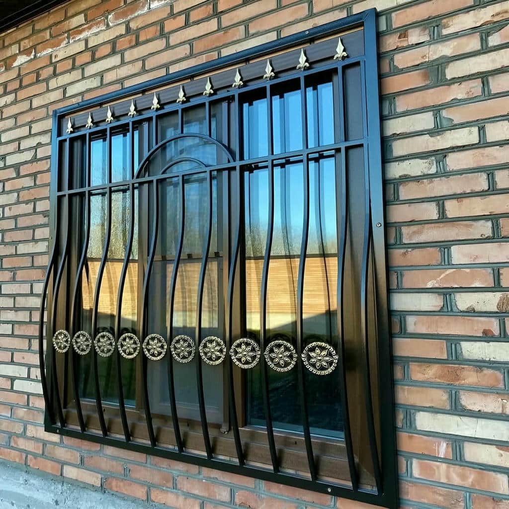 اجرای حفاظ پنجره ریلی بازشو با چرخ مقاوم