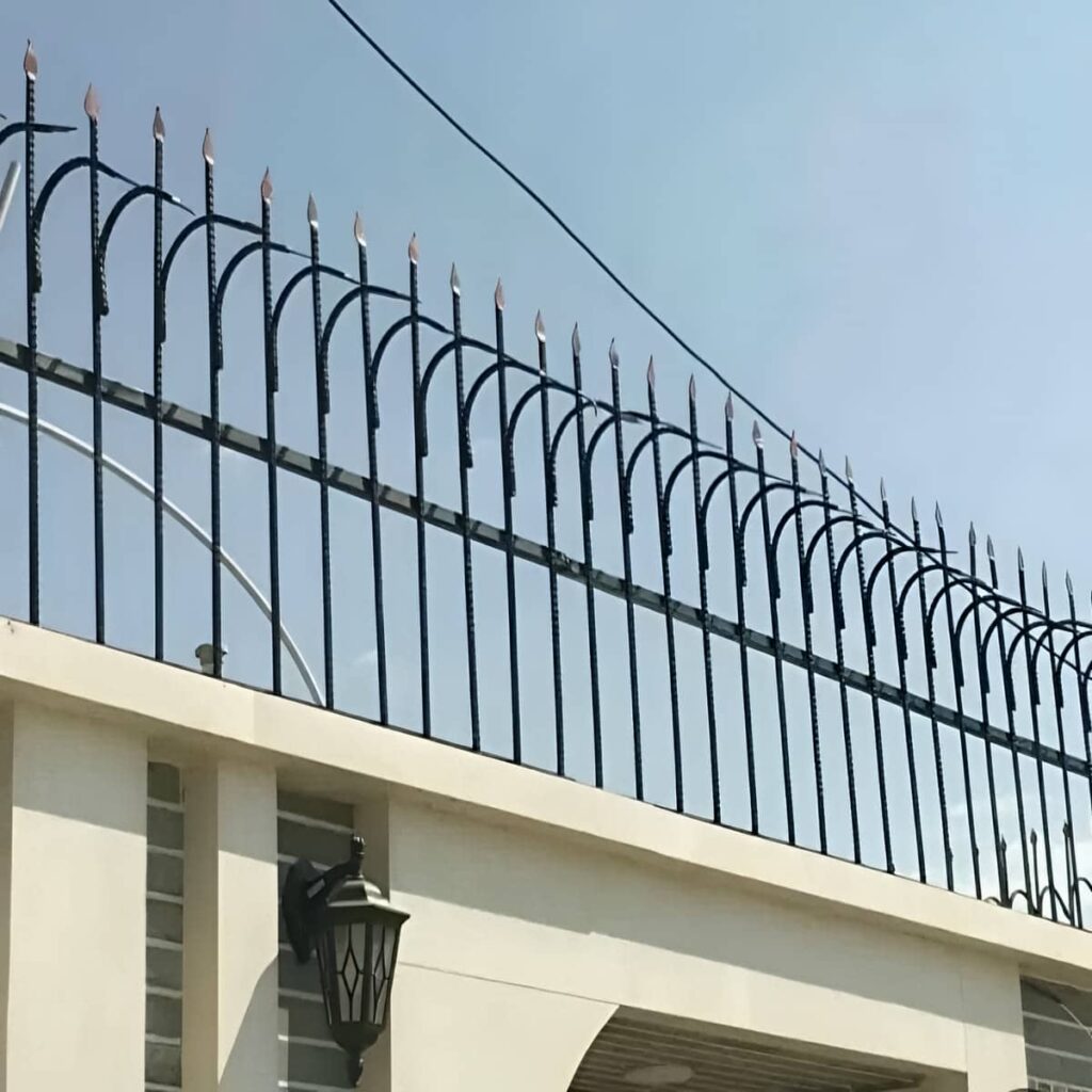 حفاظ دیوار رنگ کوره ای برای امنیت ورودی