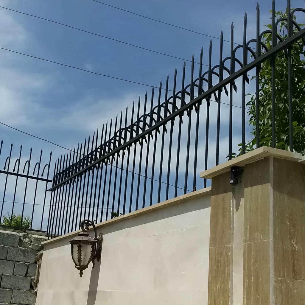 طرح تک سرنیزه حفاظ دیوار برای کنترل دسترسی