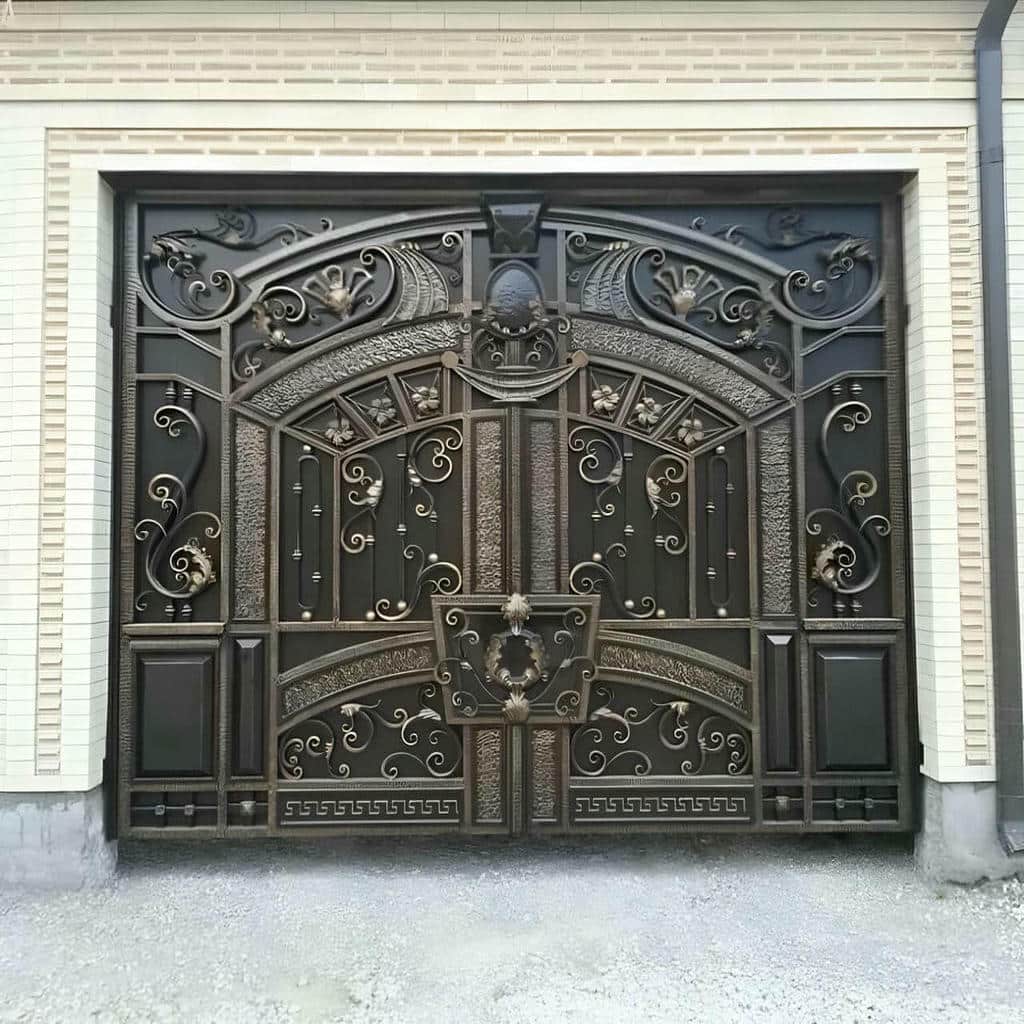 نصب درب ساختمان نمای سنگ با چهارچوب شاقول