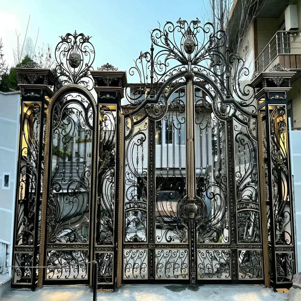 خرید درب پارکینگ شاسی فلزی تقویت شده ایمن