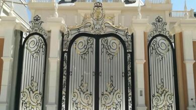 10 مدل درب حیاط پانل دار