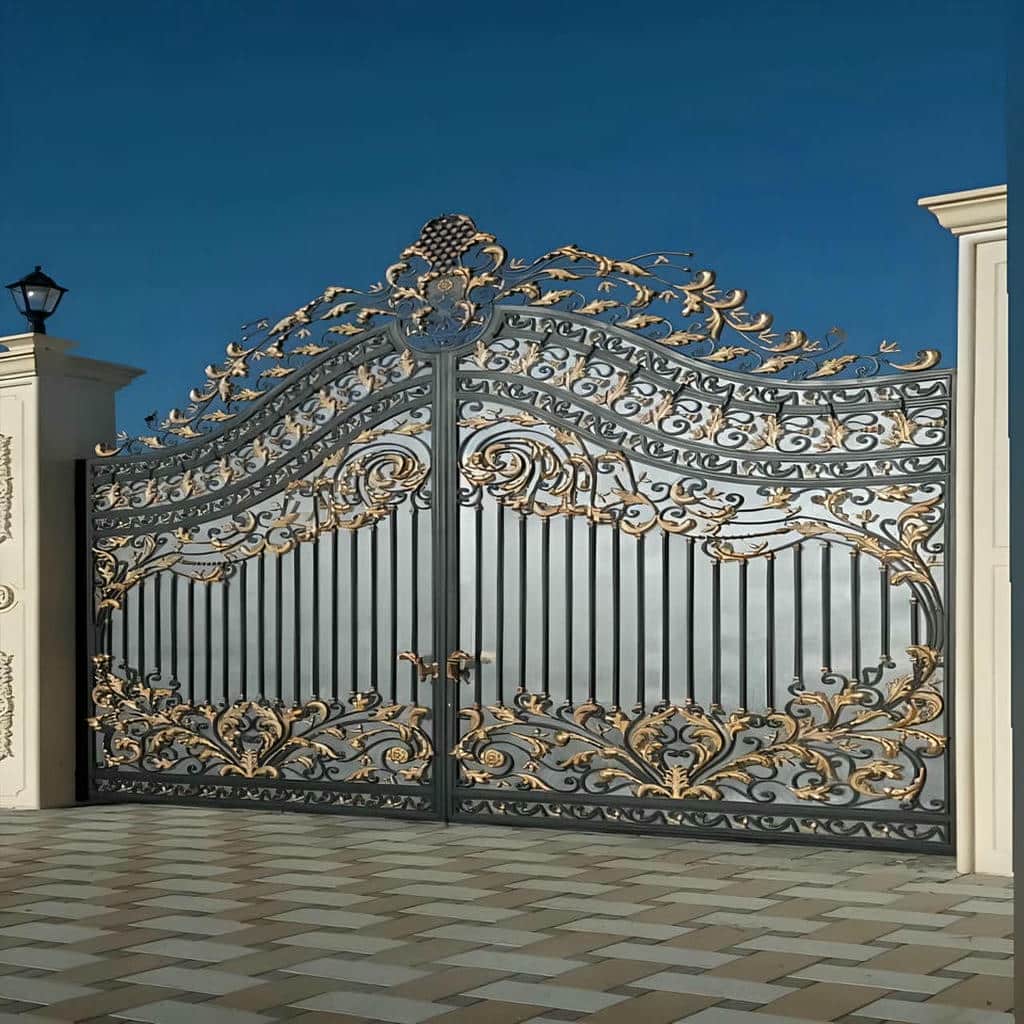 اجرای درب فلزی نمای ساختمان با کنترل دسترسی