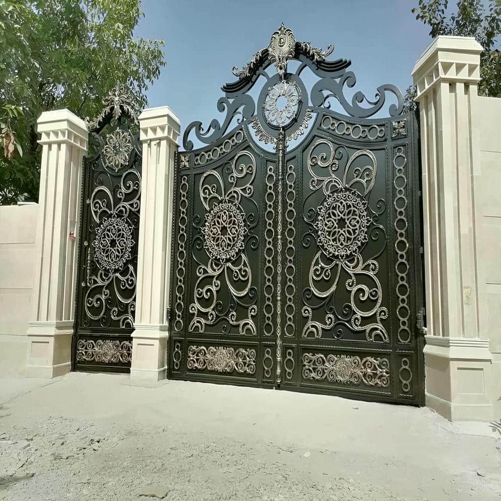 تولید درب آهنی ساده قاب دار با پوشش ضدخوردگی