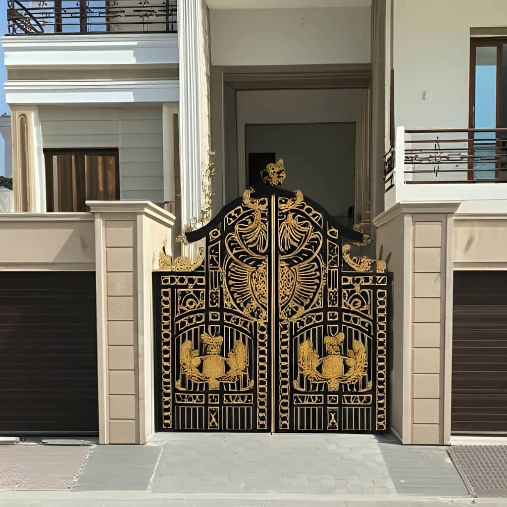 خرید درب پارکینگ CNC پنل فلزی ایمن