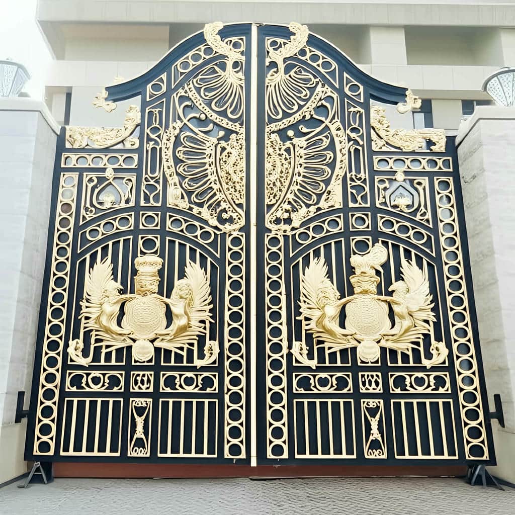 11 طرح درب پارکینگ کشویی محوطه