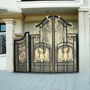 8 طرح درب پارکینگ عریض ماشین رو