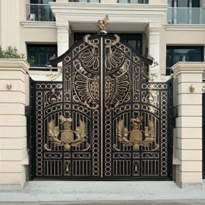 10 مدل درب پارکینگ ریلی ریل زمینی