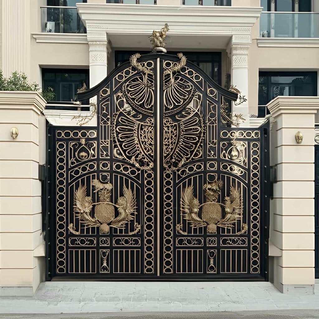 10 مدل درب پارکینگ ریلی ریل زمینی