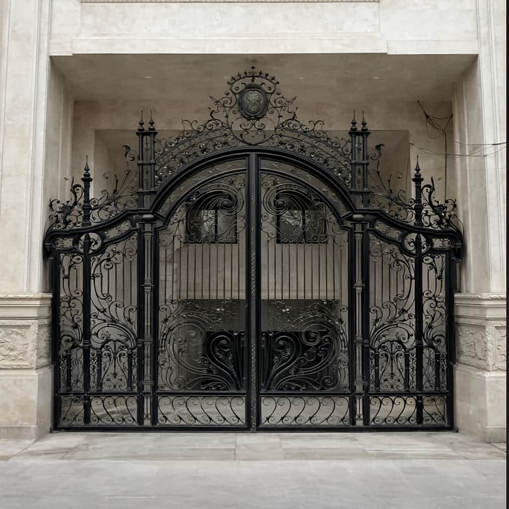 تولید درب پارکینگ ریلی ریل زمینی اتوماتیک