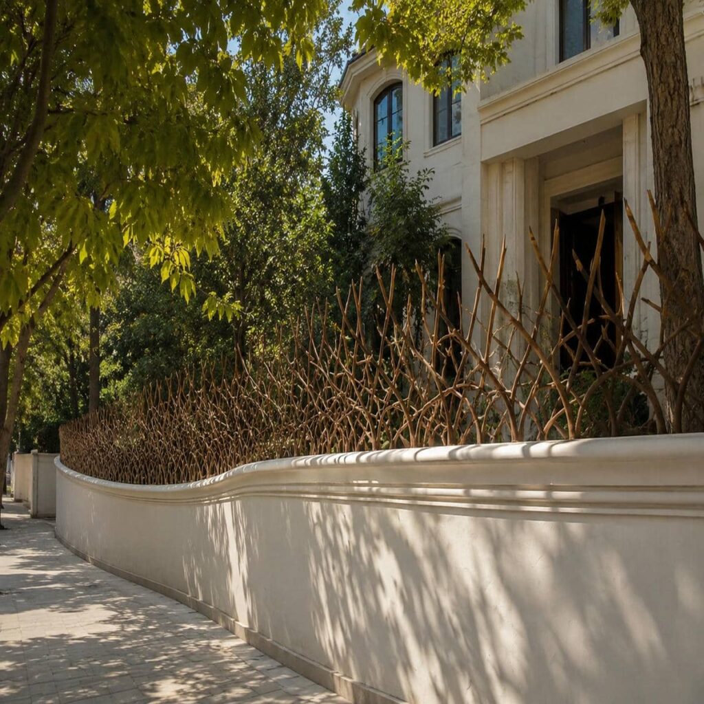 9 مدل نرده حفاظ دیوار ساده