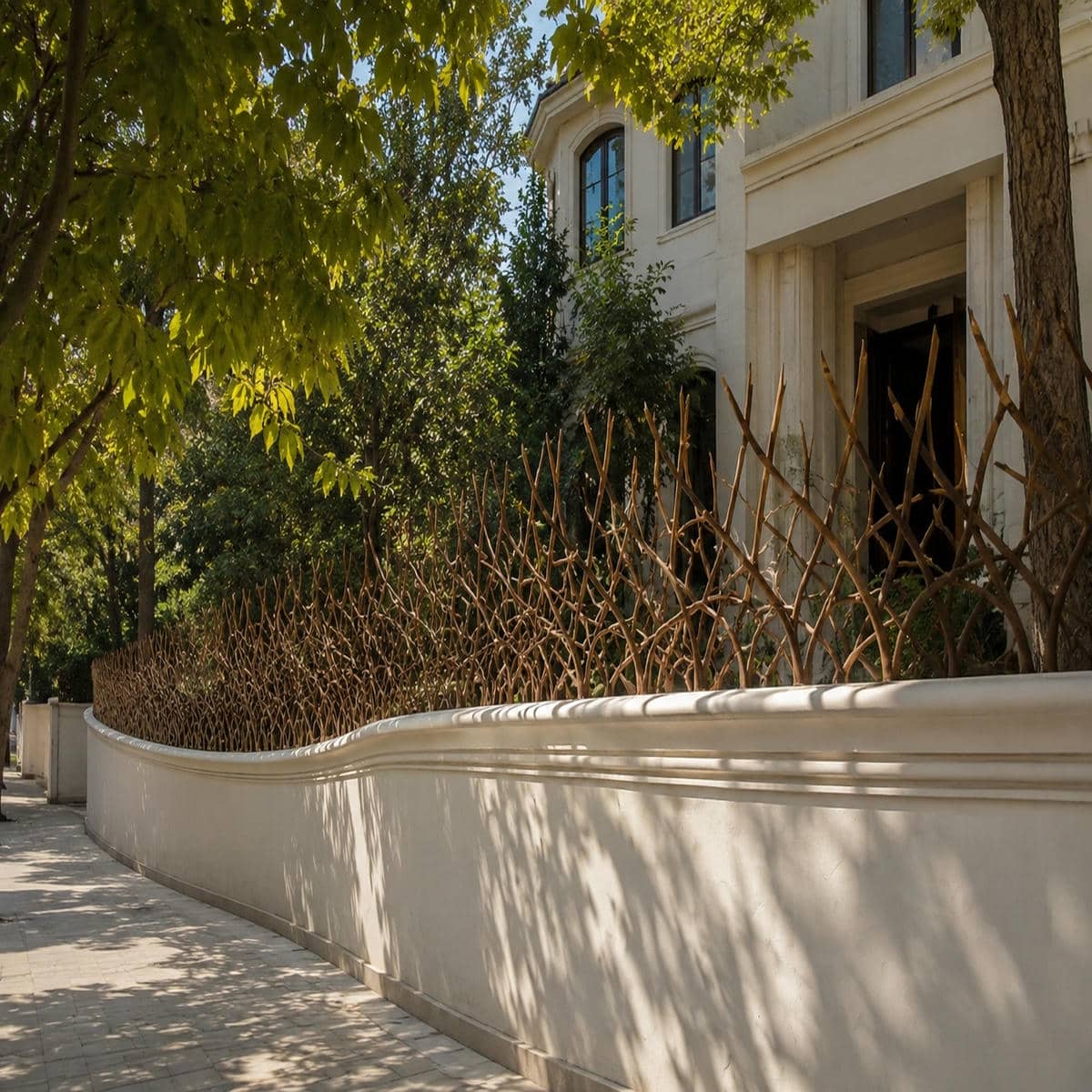9 مدل نرده حفاظ دیوار ساده